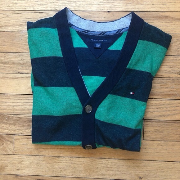 Tommy Hilfiger Other - Tommy Hilfiger Blue/Green Cardigan M Tommy Hilfiger Other - Tommy Hilfiger Blue/Green Cardigan M